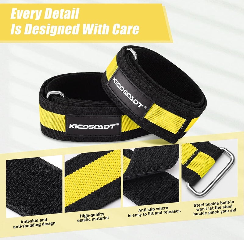 KICOSOADT Booty Bands for Women Glutes & Hip Building,BFR Bundle Booty Bands,Blood Flow Restriction Bands,Glute Bands-Best Fabric Resistance Bands for Exercising Your Butt, Squat, Thigh, Fitness - Image 5